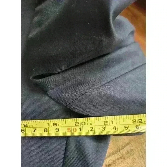 Lauren Ralph Lauren Pure Woolmark 100% Wool-Laine Coat Blazer Blue Men's 40 - Picture 8 of 10